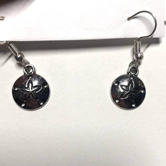 Sand Dollar Earrings - Picture 1 of 2